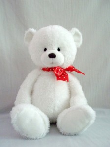 orsetto pelushe bianco